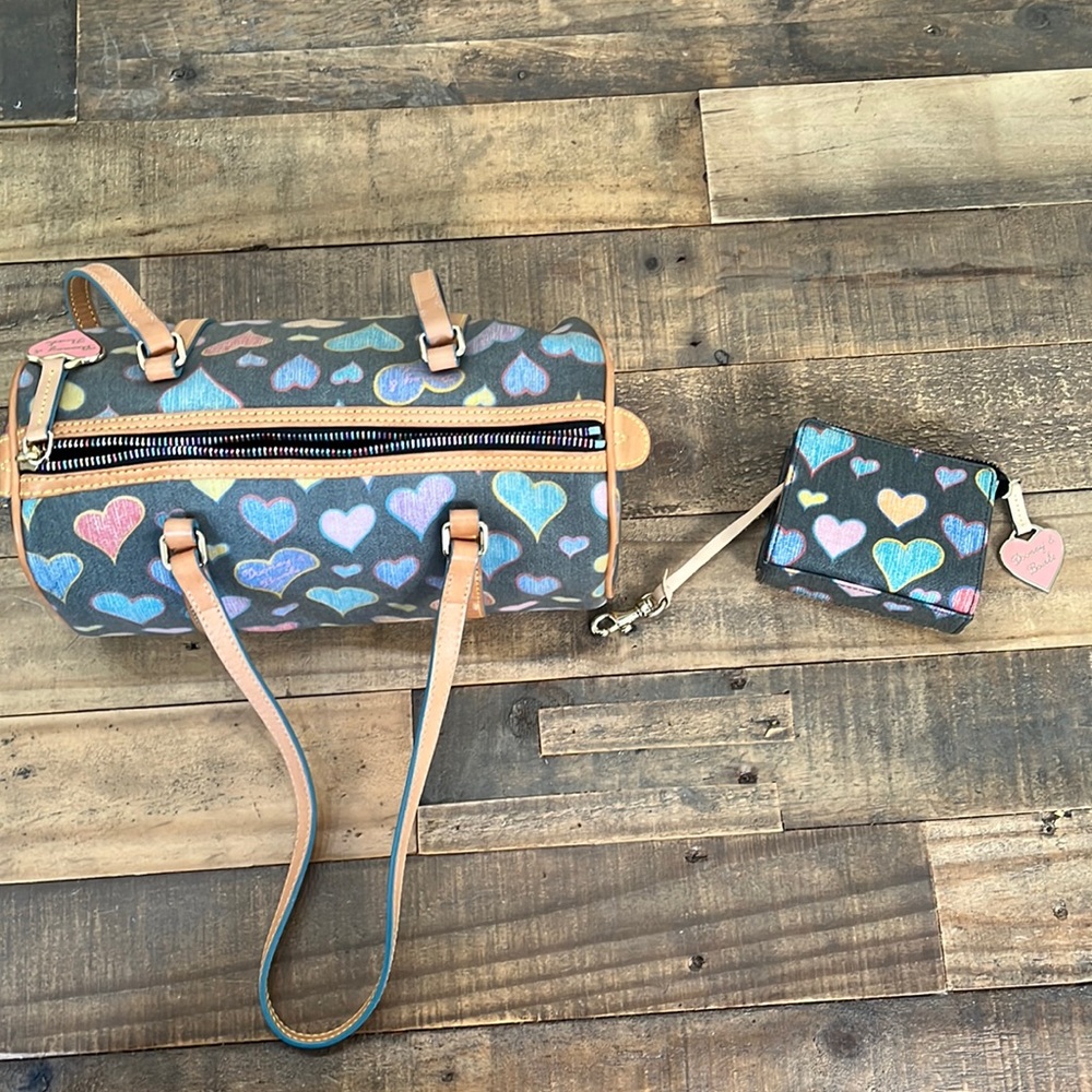 dooney and bourke purse & wallet set